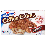 Hostess  coffee cakes, cinnamon streusel, 8 individually wrapped11.6oz