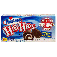Hostess Ho Hos chocolate cake rolled with creamy filling, individu10oz