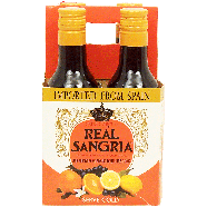 Cruz Garcia Real Sangria red wine and natural citrus flavors from S4pk