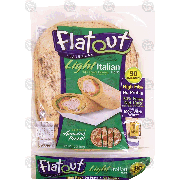 Flatout  light italian herb flatbread, 6 wraps 11.2-oz