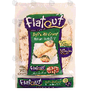 Flatout Soft & No Crust italian herb flatbread, 7 lowfat wraps 14-oz