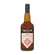 Taylor  dry sherry wine of New York, 18% alc. by vol. 750ml
