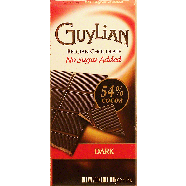 Guylian  dark belgian chocolate bar, no sugar added, 54% cocoa 3.53oz