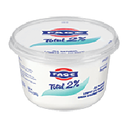Fage Total 2% plain greek strained yogurt, 2% lowfat milkfat 17.6oz