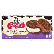 Nestle Skinny Cow vanilla & chocolate low fat ice cream sandwiches6-ct