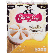 Nestle Skinny Cow vanilla with caramel cones made with low fat16-fl oz