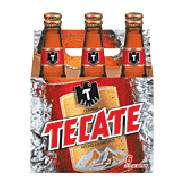 Tecate Mexican Beer 12 Oz  6pk