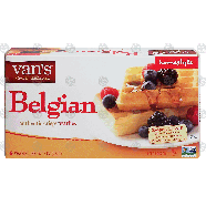 Van's Belgian authentic homestyle crispy waffles, 6 waffles 8-oz