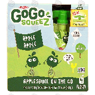 Go Go Squeez  applesauce, 4-pouches 12.8oz