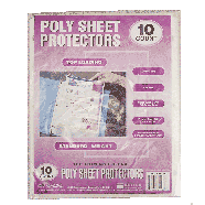 Better Office Products  poly sheet protectors  10ct