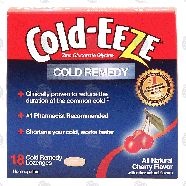 Cold-Eeze Cold Remedy cold remedy lozenges, all natural cherry fla 18ct