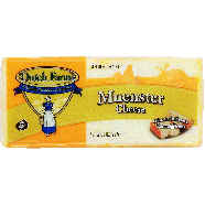 Dutch Farms Wisconsin Select muenster cheese block 8oz