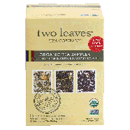 Two Leaves Tea Company  organic tea sampler, whole leaf herbak, 1.15oz