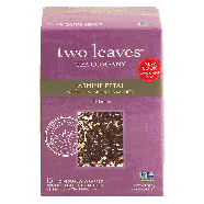 Two Leaves Tea Company  jasmine petal whole leaf green tea, 15-s1.32oz