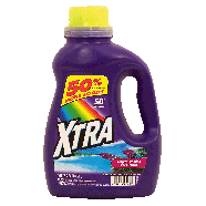Xtra  liquid laundry detergent, tropical passion scent, 50 load75fl oz