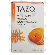 Tazo Tea Bags Wild Sweet Orange Herbal Infusion Caffeine Free, 1.58-oz