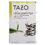 Tazo  china green tips, green tea, 20 filterbags 1.4-oz