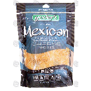 Yoder's  mexican; all natural, monterey jack, cheddar, queso quesa8-oz