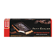 LU Petit Ecolier european biscuits, dark chocolate, 45% cacao 5.29oz
