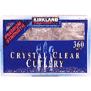 Kirkland Signature  crystal clear cutlery; 180 forks, 120 spoons,360ct