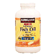 Kirkland Signature  Omega 3 Fish Oil dietary supplement, 1000 mg,400ct