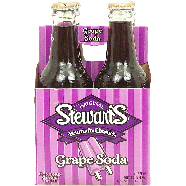 Stewart's Fountain Classics concord grape soda pop, 12-fl. oz. 4pk