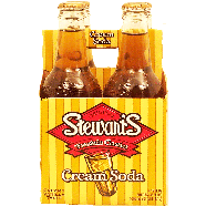 Stewart's Fountain Classics creamy vanilla flavor cream soda, 12-fl4pk