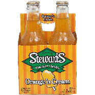 Stewart's Fountain Classics orange 'n cream soda pop, 12-fl. oz. 4pk