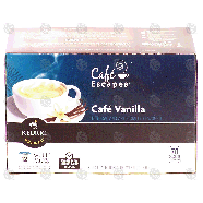 Keurig Cafe Escapes cafe vanilla, 12 k-cups 5.9-oz