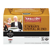Keurig Newman's Own medium roast coffee, extra bold, 12 k-cups 4.8-oz