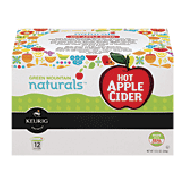 Keurig Green Mountain naturals; hot apple cider, fruit brew, 12 9.2-oz