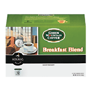 Keurig Green Mountain Coffee Breakfast Blend; light roast, 12 K-3.7-oz