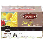 Keurig Celestial Seasonings lemon zinger herbal tea, 12 k-cups 1.3-oz