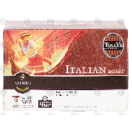 Keurig Tully's Coffee italian roast, dark roast coffee, extra bo4.8-oz