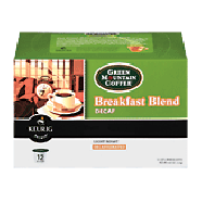 Keurig Green Mountain Coffee breakfast blend; decaf, light roast3.7-oz