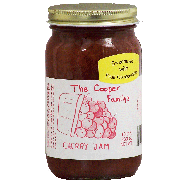 The Cooper Family's  variety of jams, blueberry, raspberry, blackb10oz