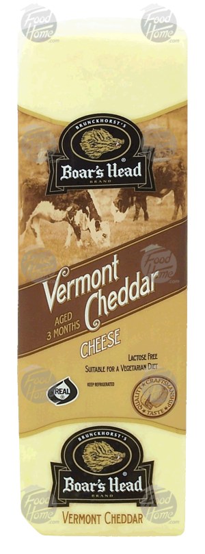 Boar's Head white vermont cheddar cheese 0.5 pound