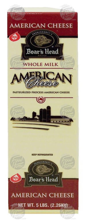 Boar's Head Brunckhorst's american cheese, white, whole milk 0.5 pound