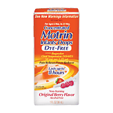 Motrin Infants' Drops ibuprofen oral suspension pain reliever/fever reducer 50 mg per 1.25 ml, berry flavor 1 fluid ounce