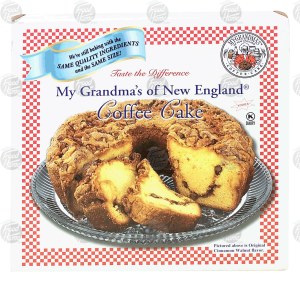 My Grandma's of New England coffee cake, walnut 28 ounce
