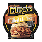 Curly's pulled chicken barbecue sauce with hickory smoke flavor 18 ounce