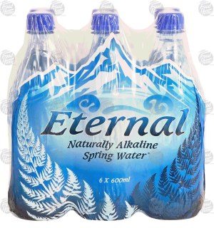 Eternal naturally alkaline spring water 6 count