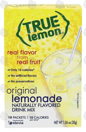 True Lemon original lemonade flavor powder drink mix, 10-packets 1.06 ounce