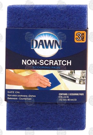 Dawn non-scratch scouring pads 3 pack
