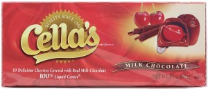Cella's 10 delicious cherries covered with real milk chocolate, 100% liquid center 5 ounce