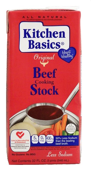Kitchen Basics original beef flavor cooking stock 32 fluid ounce