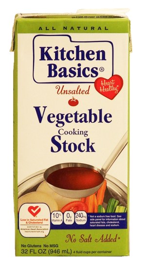 Kitchen Basics unsalted vegetable cooking stock 32 fluid ounce