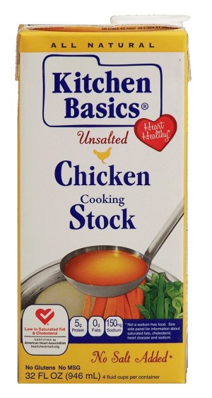 Kitchen Basics unsalted chicken cooking stock 32 fluid ounce