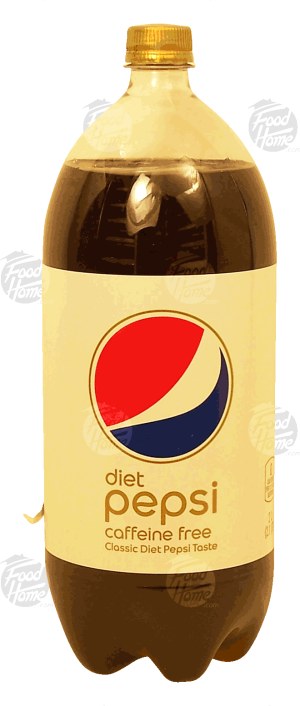 Diet Pepsi cola carbonated soda, caffeine free 2
