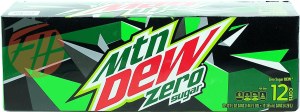 Mountain Dew Zero citrus soda, 12-fl. oz. cans 12 count